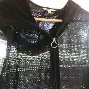 Black Beach Cover-up. Sz. XL